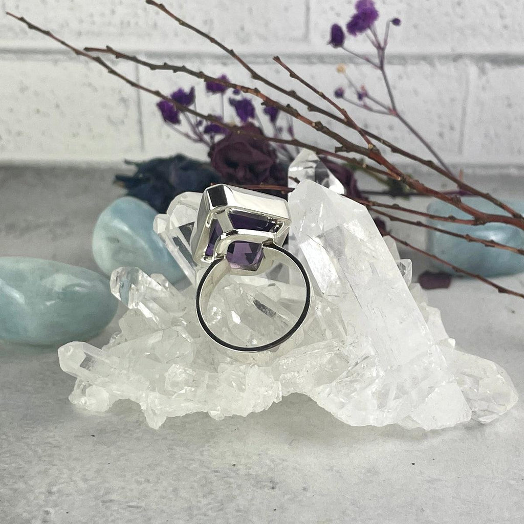 Amethyst Feature Ring