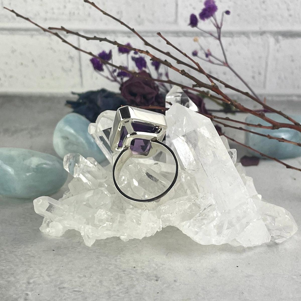 Amethyst Feature Ring