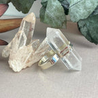 Tibetan Quartz In Silver Ring