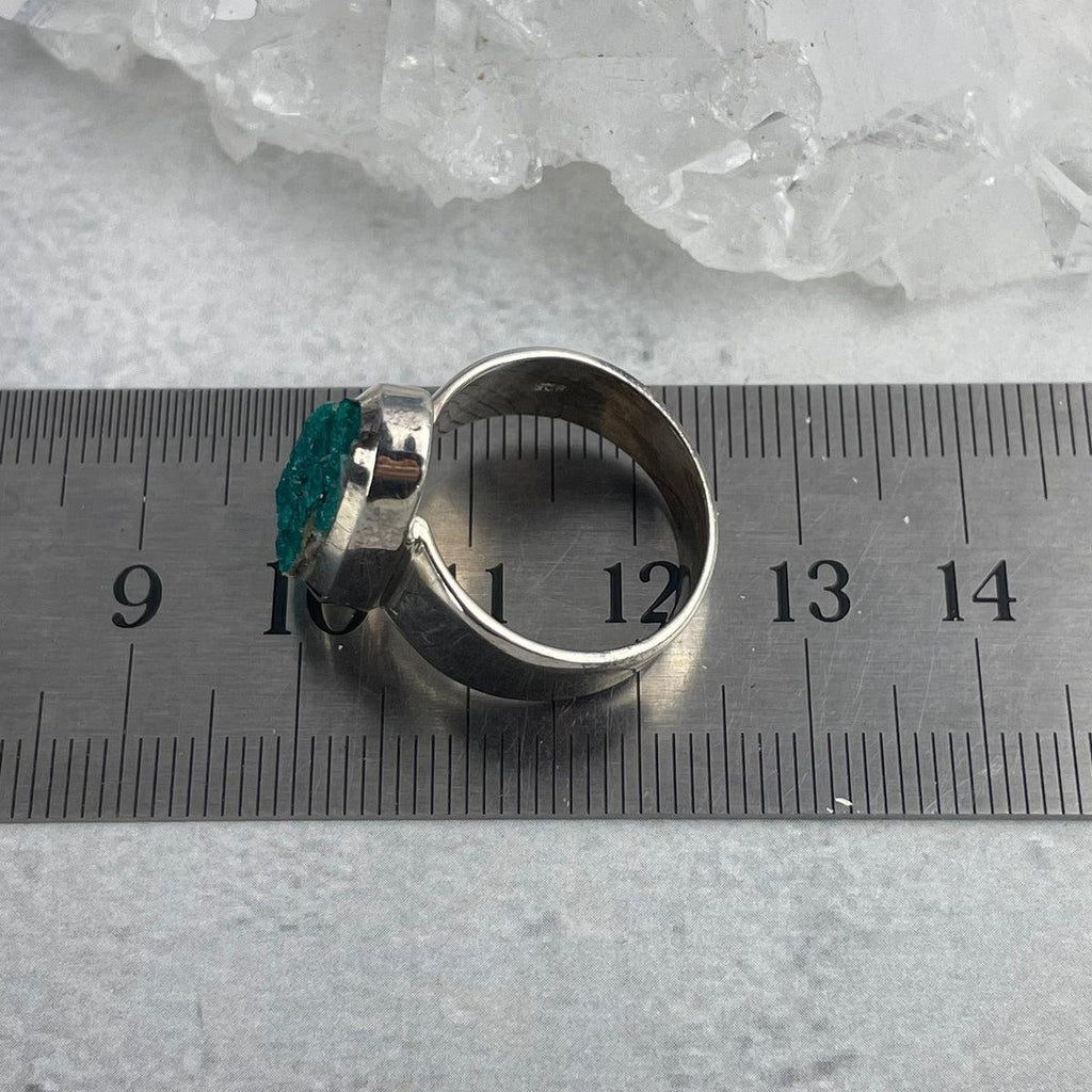 Raw Crystal Set In Sterling Silver