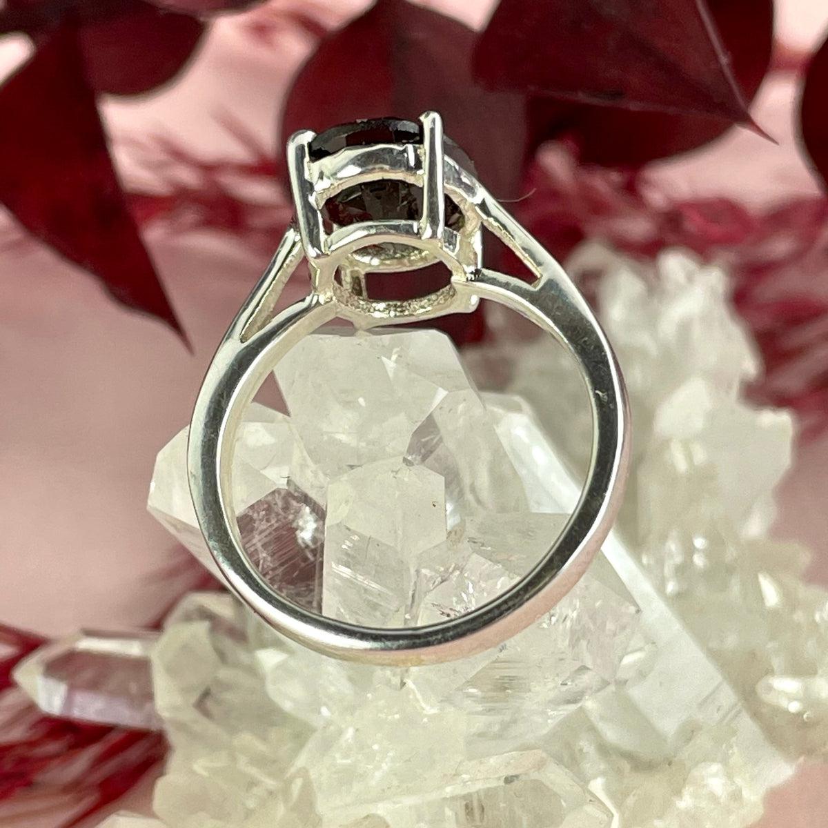 Garnet Oval Cut Ring
