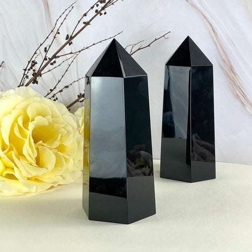 Black Obsidian Medium Size Point
