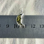 Crescent Moon Stone Necklace