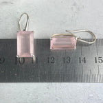 Pale Pink Rose Quartz Earrings