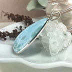 Large Larimar Pendant
