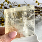 Calcite Crystal Display Block