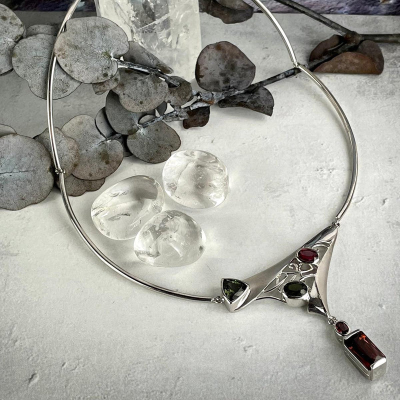 Contemporary Gemstone Necklace