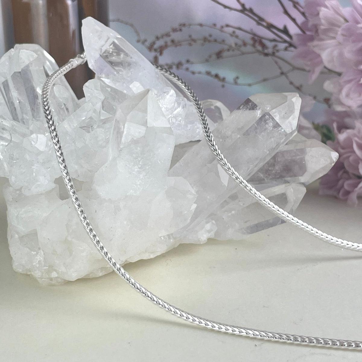 Sterling Silver Foxtail Chain Necklace