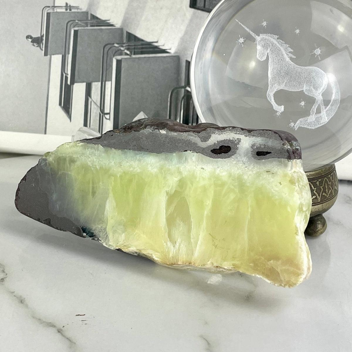 Prehnite Raw And Polished Crystal