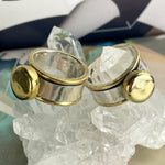 Gold And Silver Spinner Ring