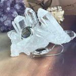 Oval Cut Crystal Drop Earrings