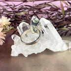 Emerald Cut Green Amethyst Ring