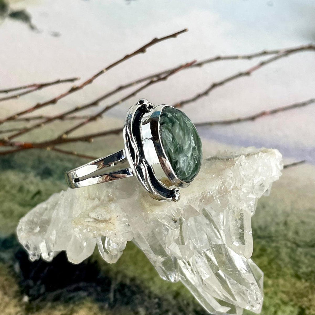 Green Crystal Ring