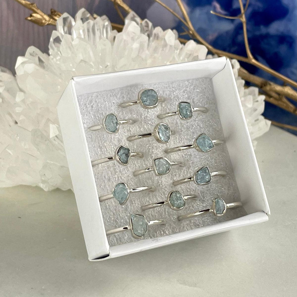 Aquamarine Stackable Ring