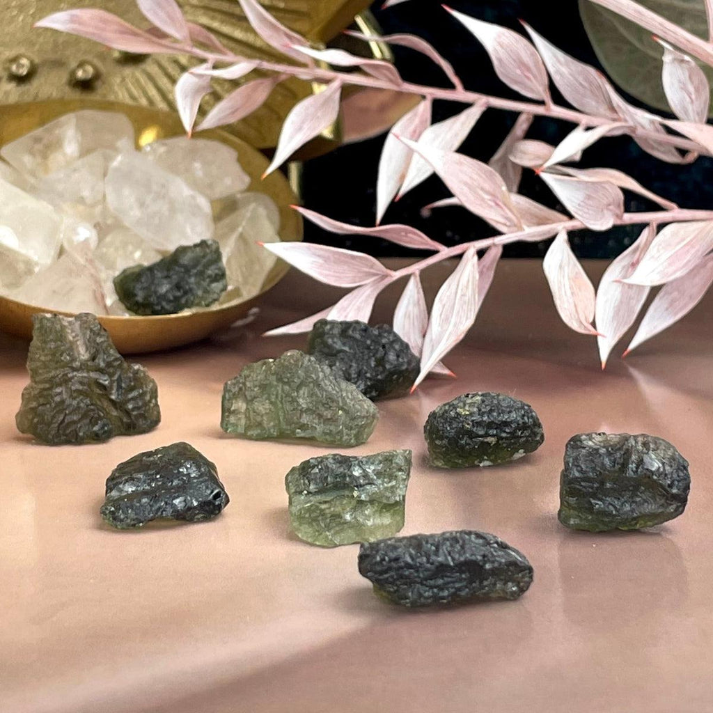Real Moldavite Pieces