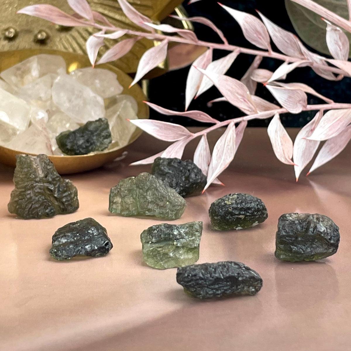 Real Moldavite Pieces