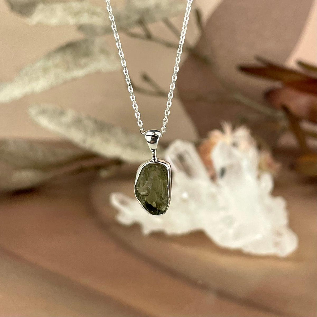 Authentic Moldavite Pendant