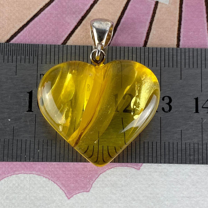 Yellow Amber Pendant