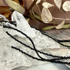 Black Tourmaline Evening Beads