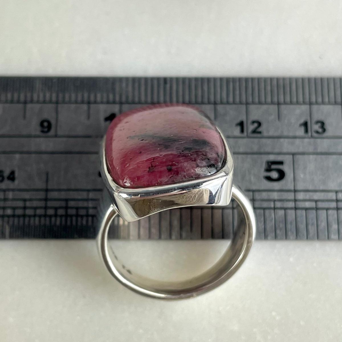 Bright Gemstone Silver Ring