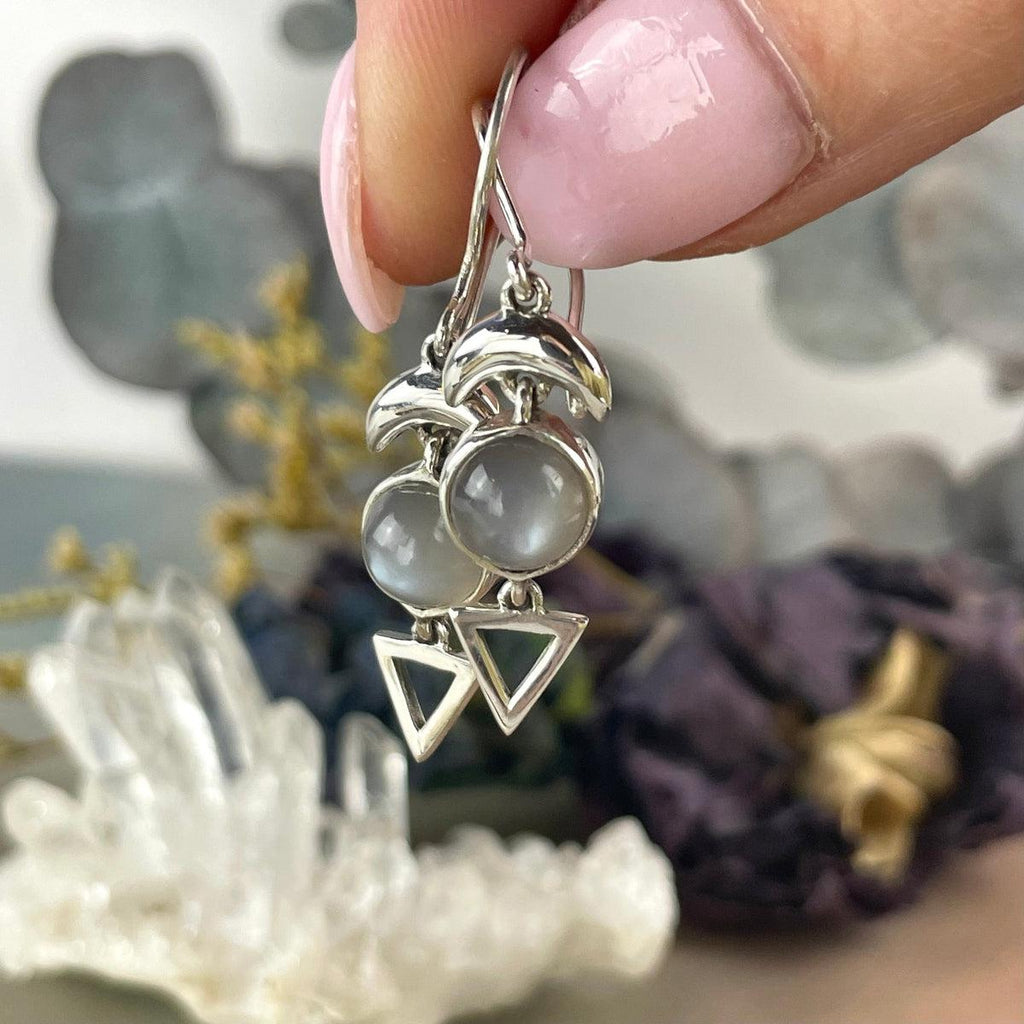 Lunar Crystal Earrings