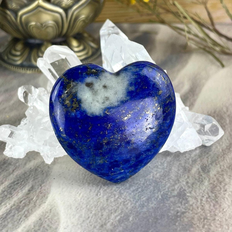 Hand Carved Crystal Heart