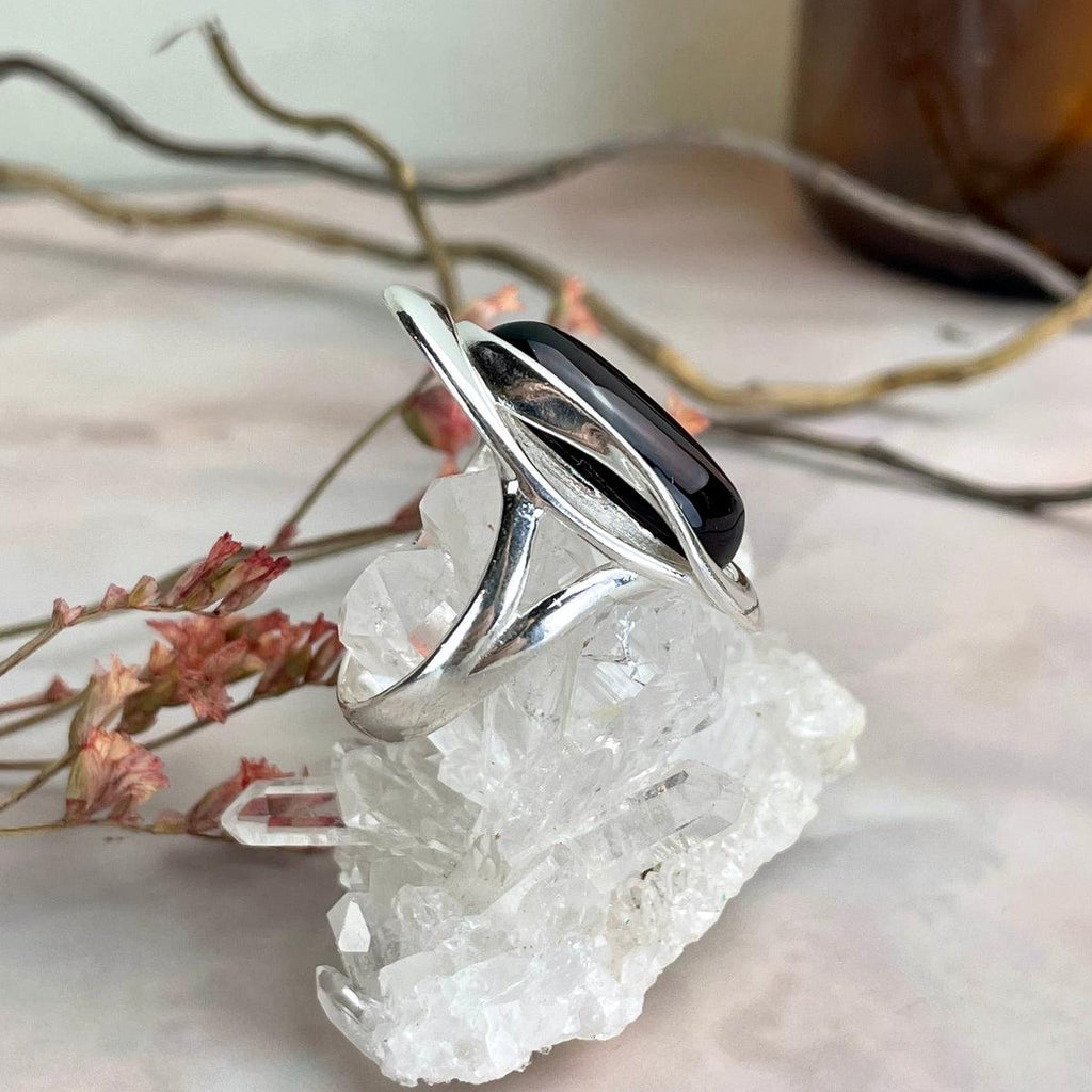 Amber Classic Ring