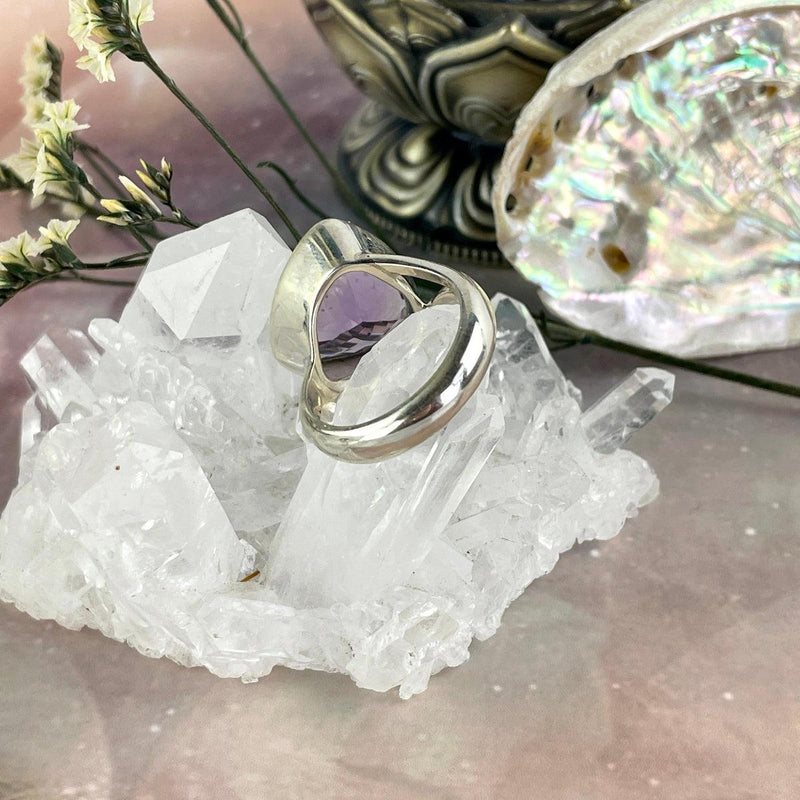 Pale Purple Amethyst Ring