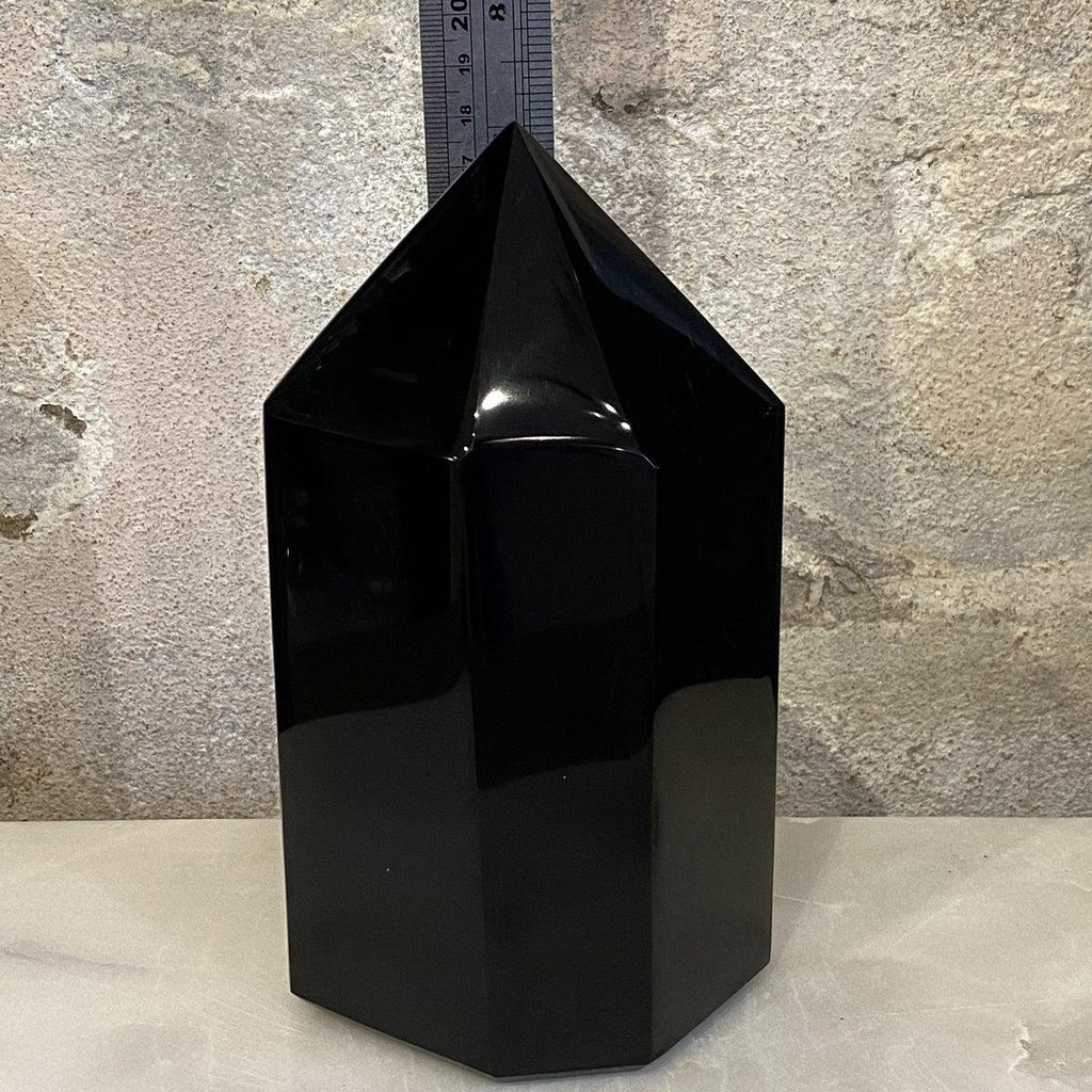 Black Obsidian Large Crystal Points 18-22cm