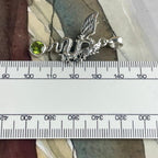 Peridot Crystal Animal Pendant