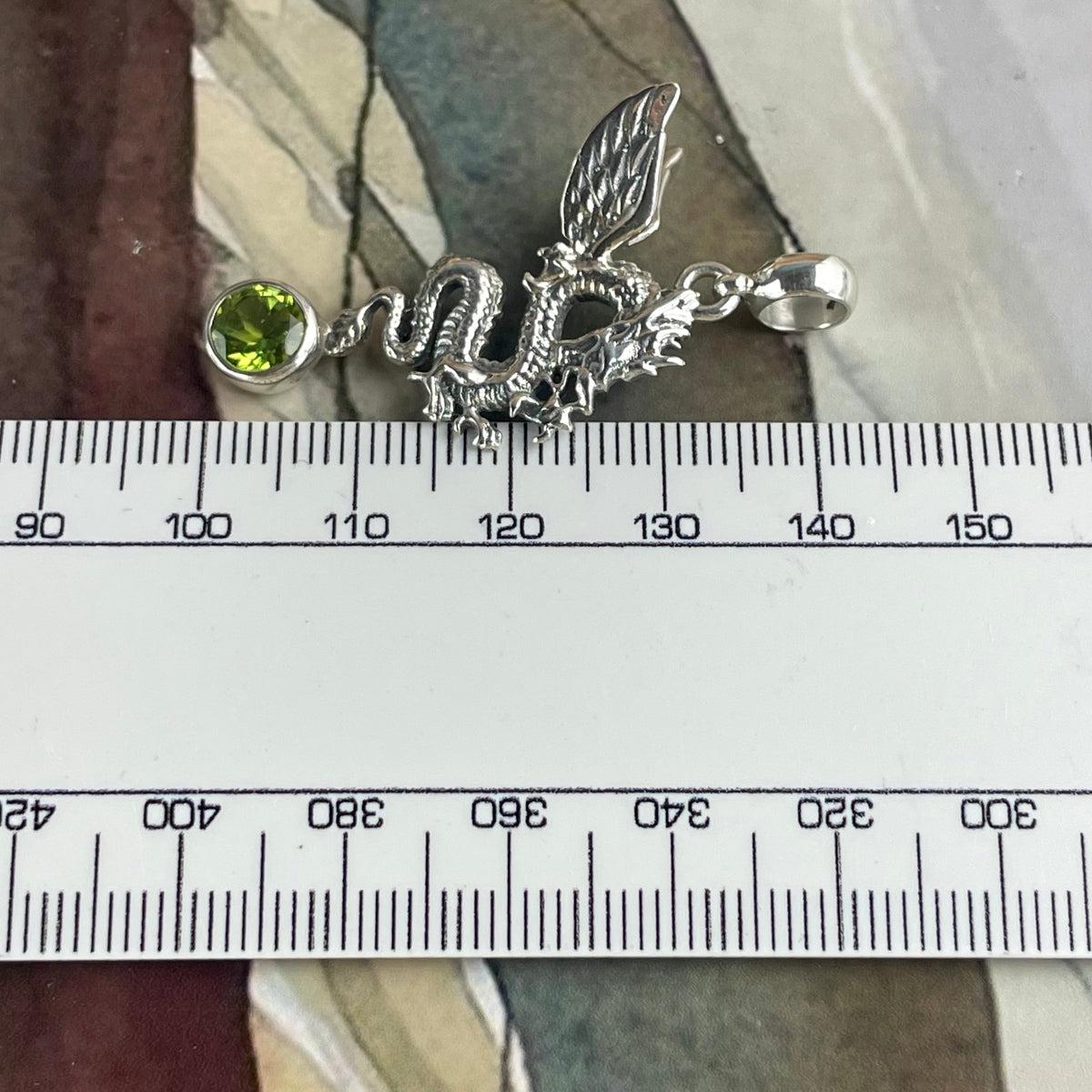 Peridot Crystal Animal Pendant
