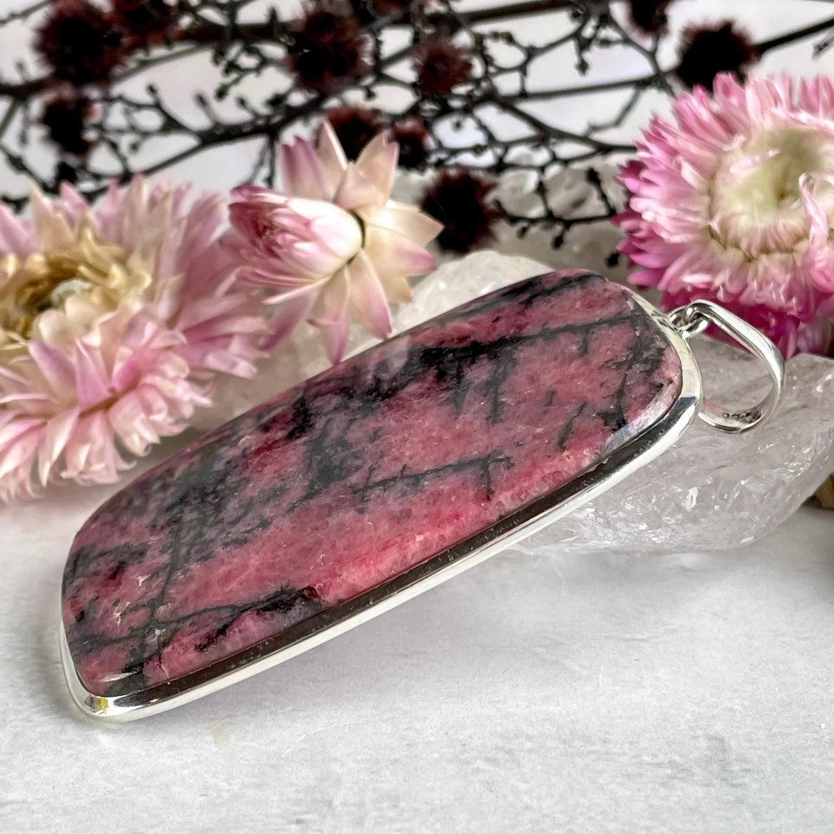 Men's Rhodonite Necklace