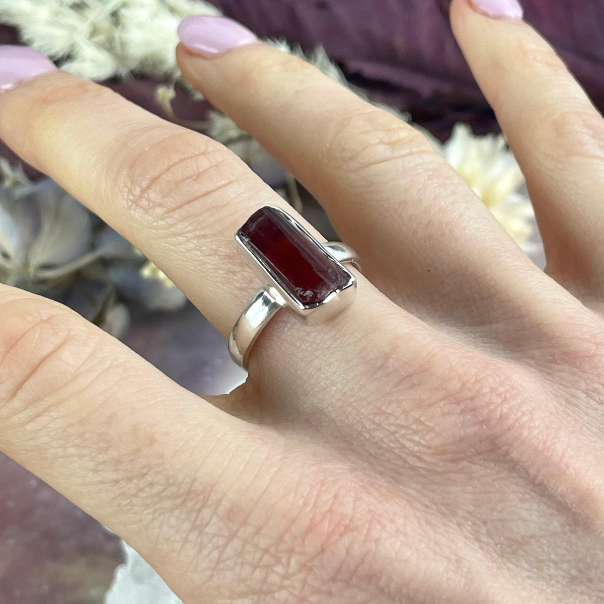 Crystal Wand Ring