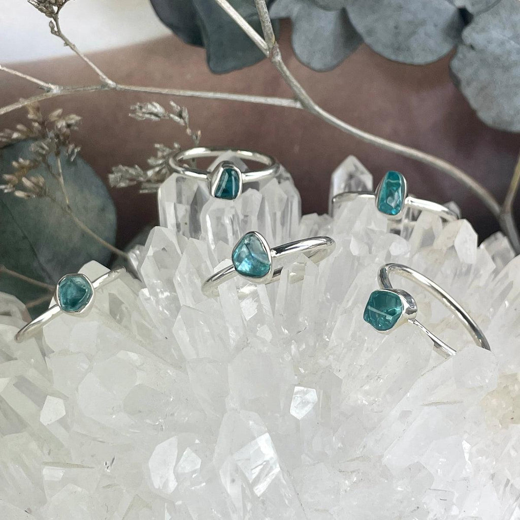 Apatite Sterling Silver Ring