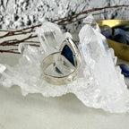 Azurite Teardrop Ring