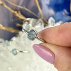 Aquamarine Sterling Silver Ring