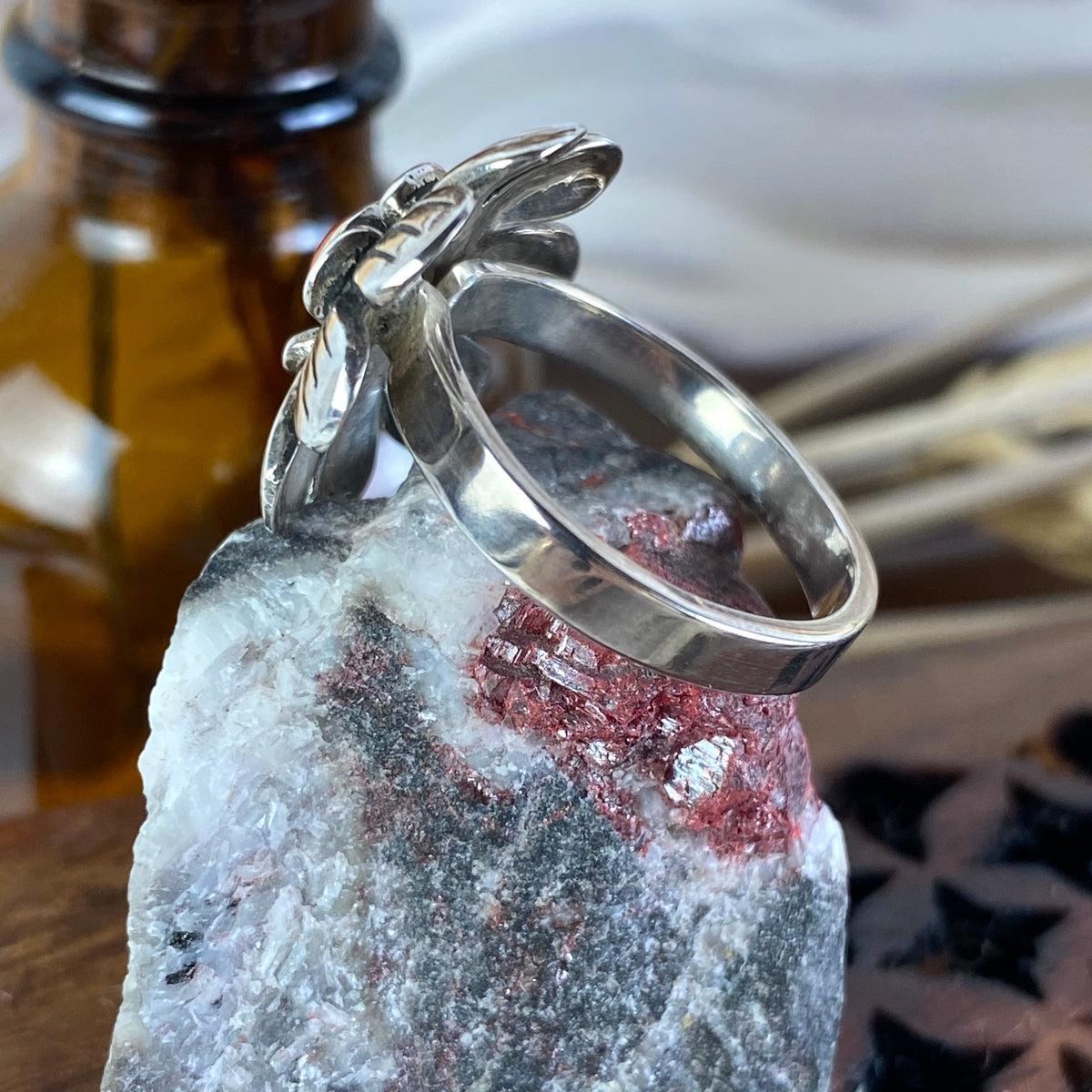 Sterling Silver Flower Ring