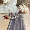 Carnelian And Sterling Silver Earrings