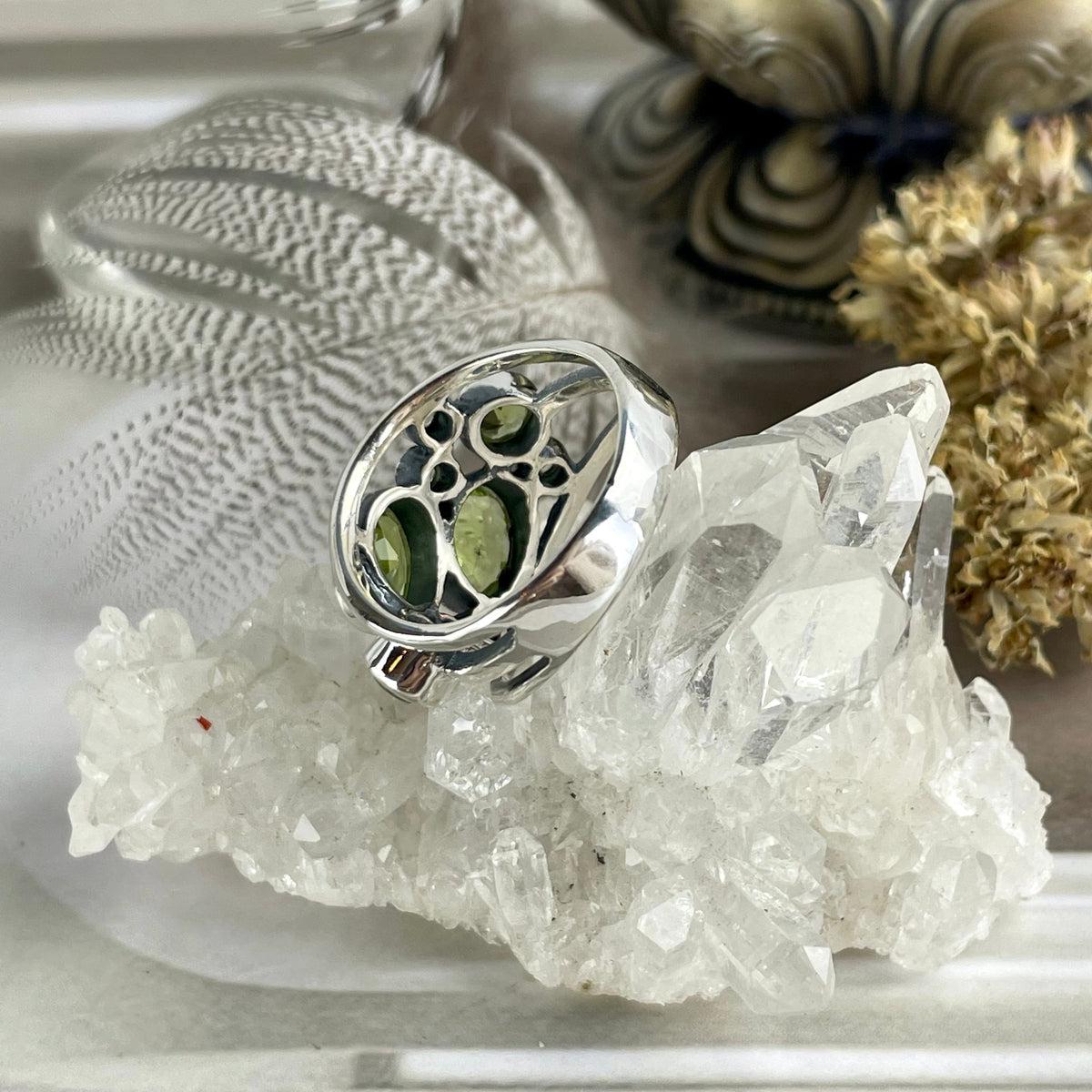 Small Size Peridot Ring