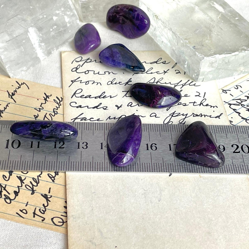 Purple Tumbled Stones