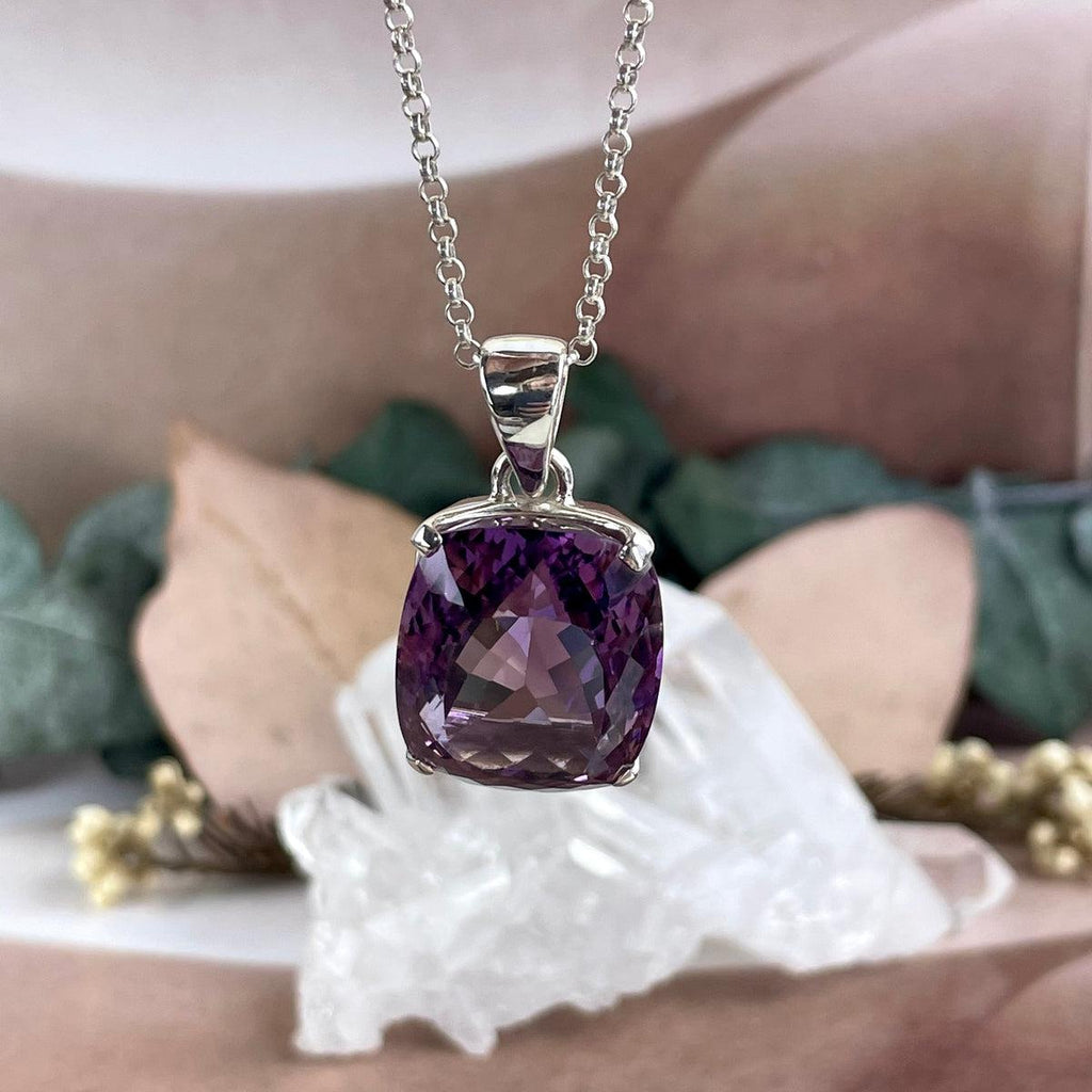 Purple Crystal Necklace