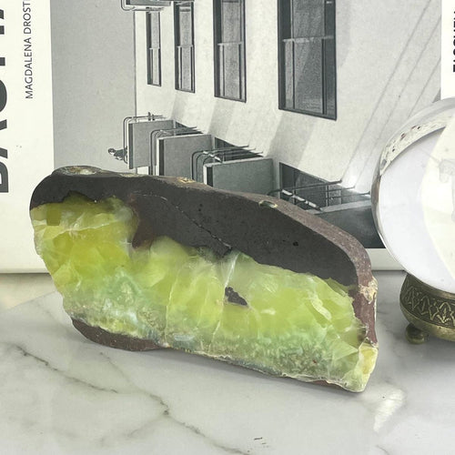 Prehnite Crystal Slab