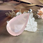 Rose Quartz Cocktail Necklace