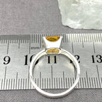 Citrine Square Cut Ring