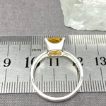 Citrine Square Ring