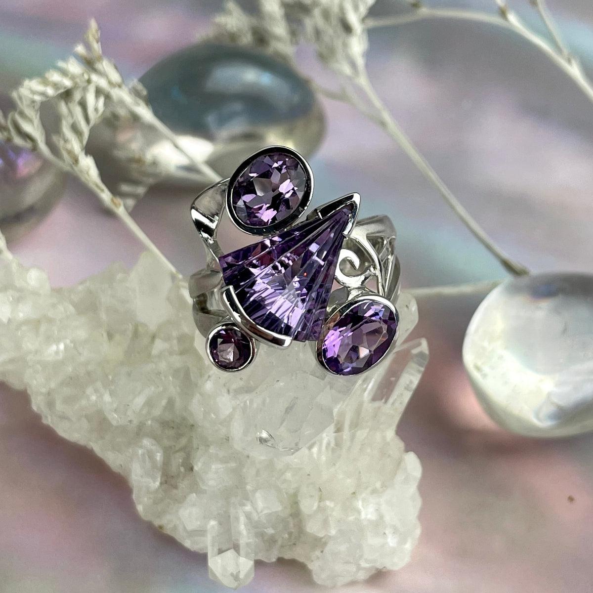 Amethyst Sterling Silver Ring