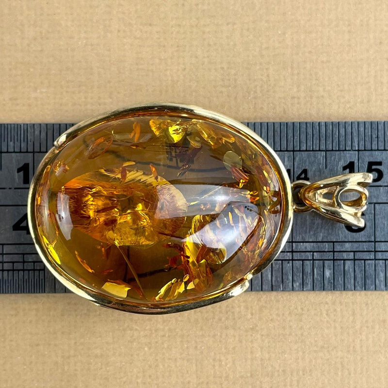 Fossilised Amber Pendant