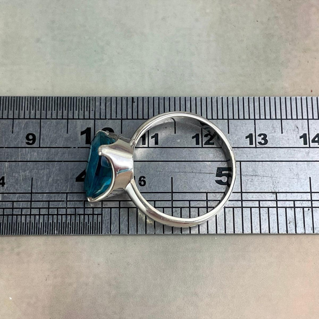 Fluorite Silver Ring
