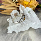 Orange And Green Gemstone Ring