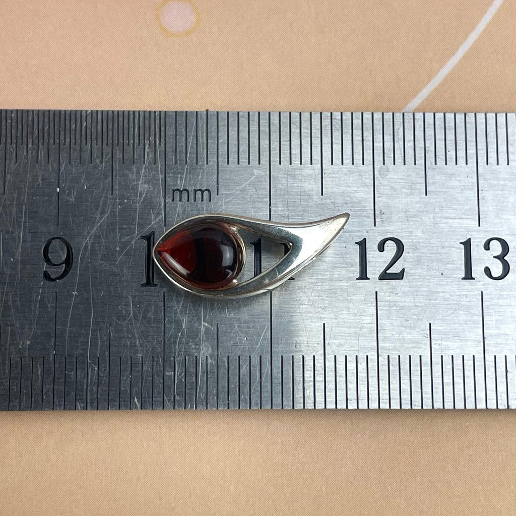 Amber Pear Shaped Pendant